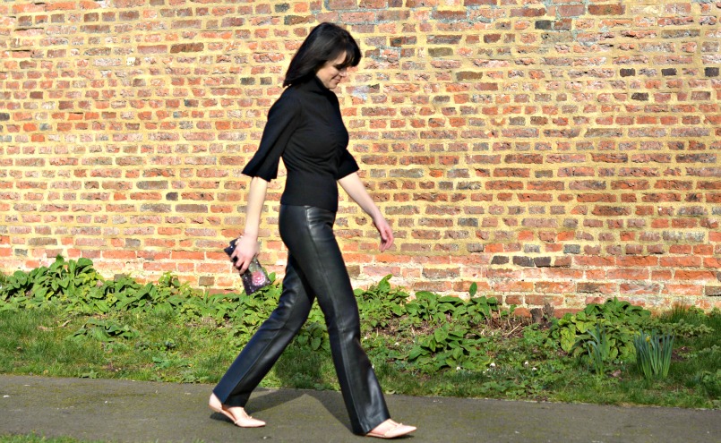tops for leather trousers