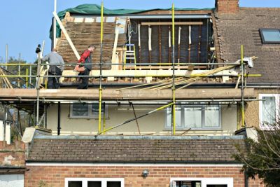 loft dormer construction exterior