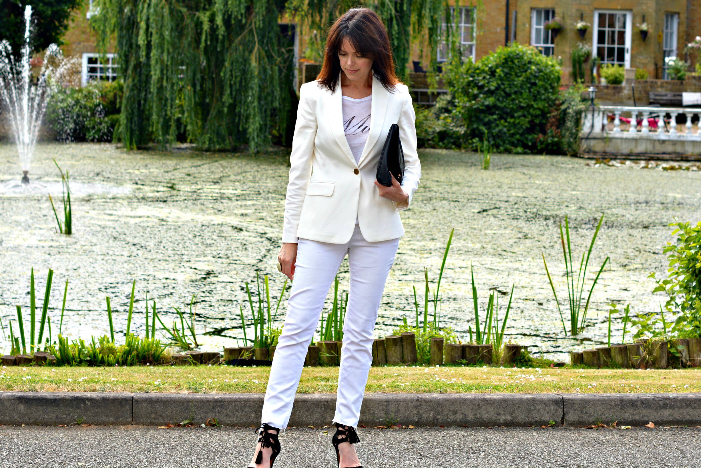 How to Wear White Jeans Over 40  Best White Jeans for Women 40 & Up!